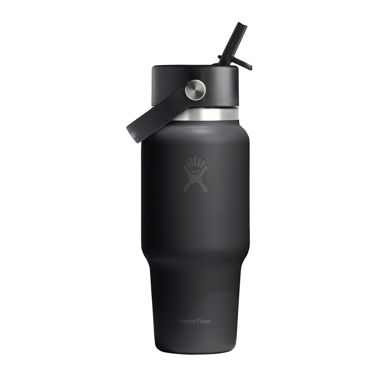 Sticla termos, inox, 710ml, "Wide Straw", Black - Hydro Flask - imagine 4